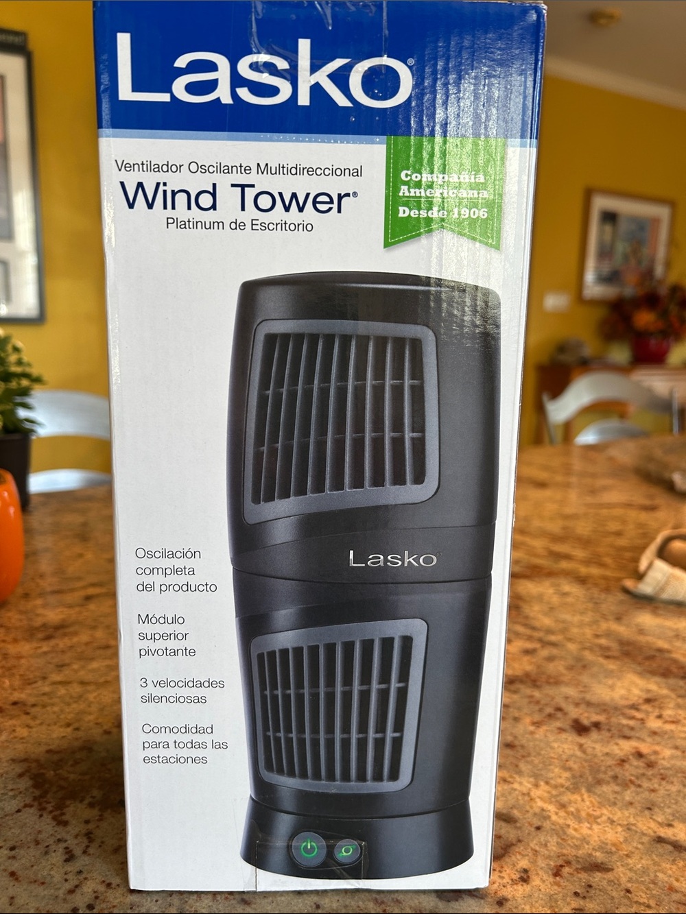 Portable Personal Fan Heater - Black